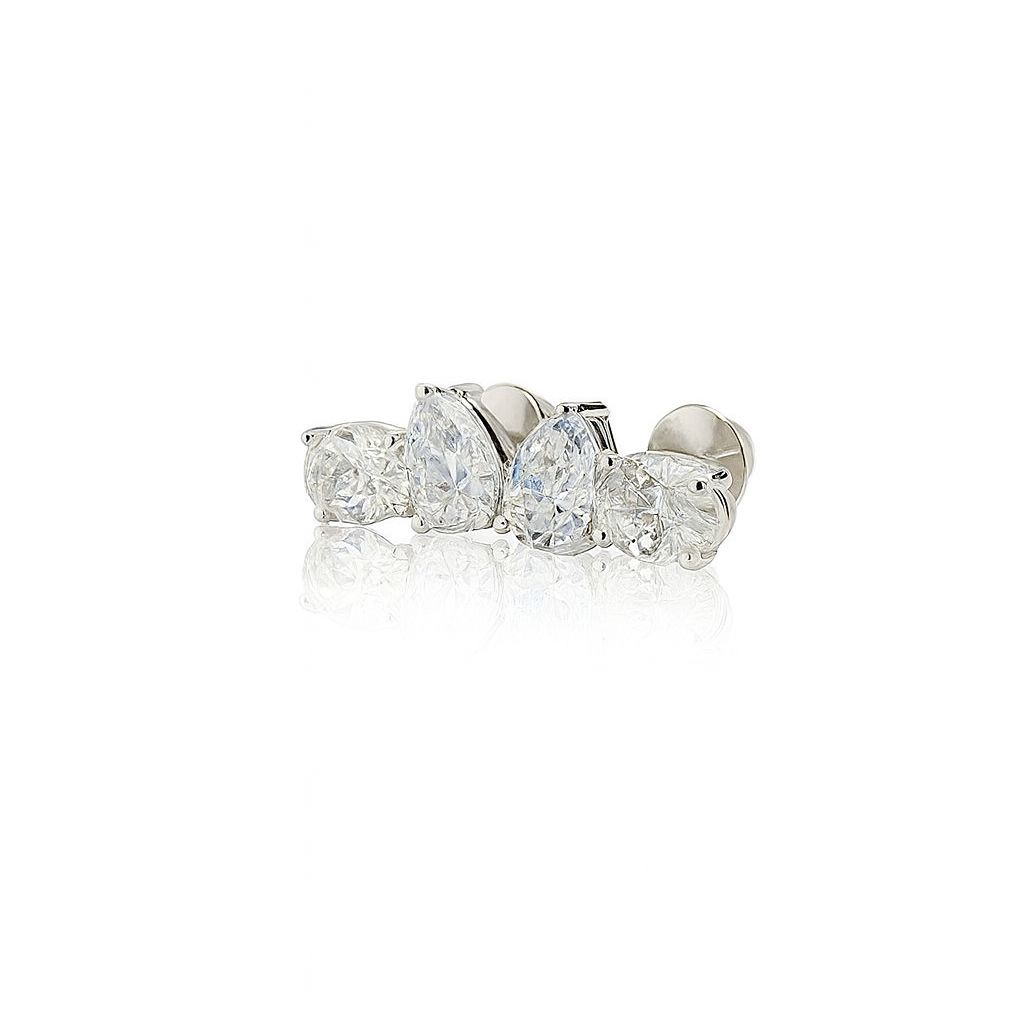 La DiaMantés | Twilight Pear Diamond Studs